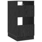 Mobile da lavanderia con porta Rovere Nero 50 x 68 x 102 cm