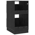 Mobile da lavanderia con porta Rovere Nero 50 x 68 x 102 cm