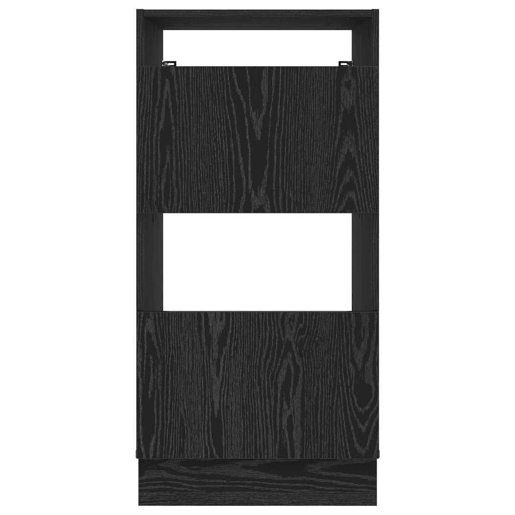 Mobile da lavanderia con porta Rovere Nero 50 x 68 x 102 cm
