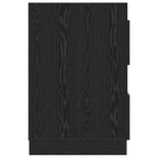 Mobile da lavanderia con porta Rovere Nero 50 x 68 x 102 cm