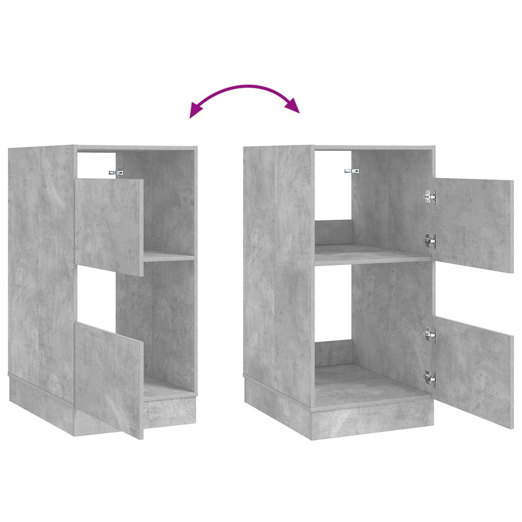 Mobile da lavanderia con porta Calcestruzzo Legno multistrato