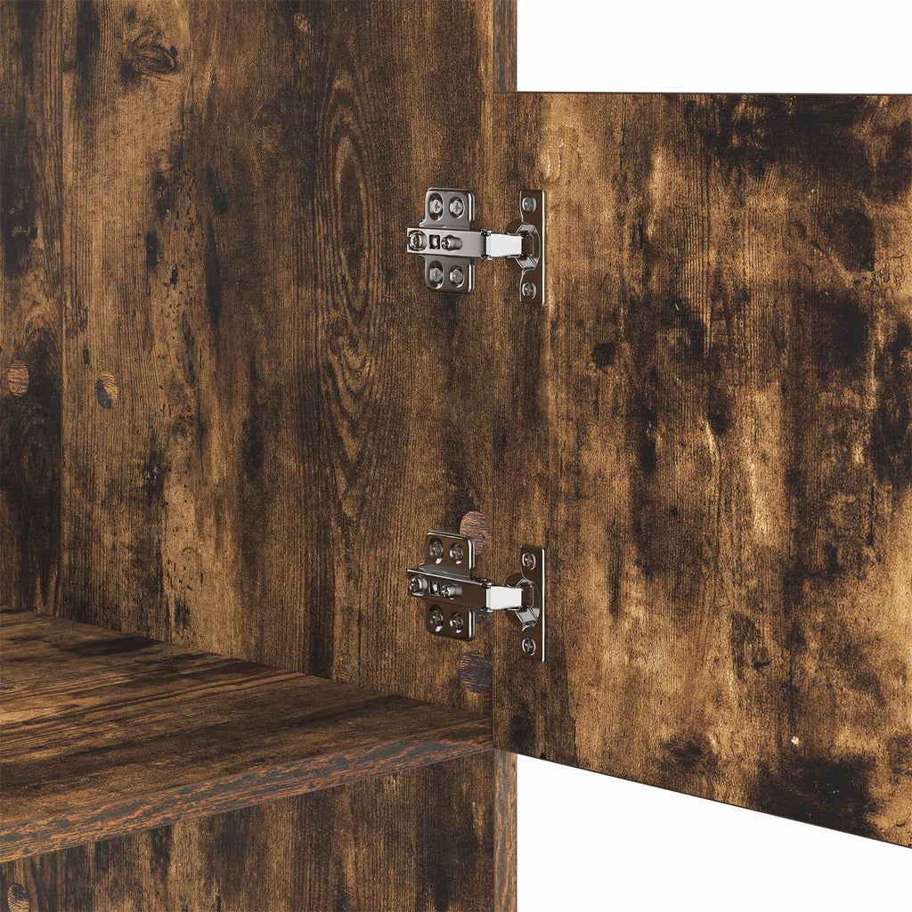 Mobile da lavanderia con porta Rovere fumé Legno multistrato