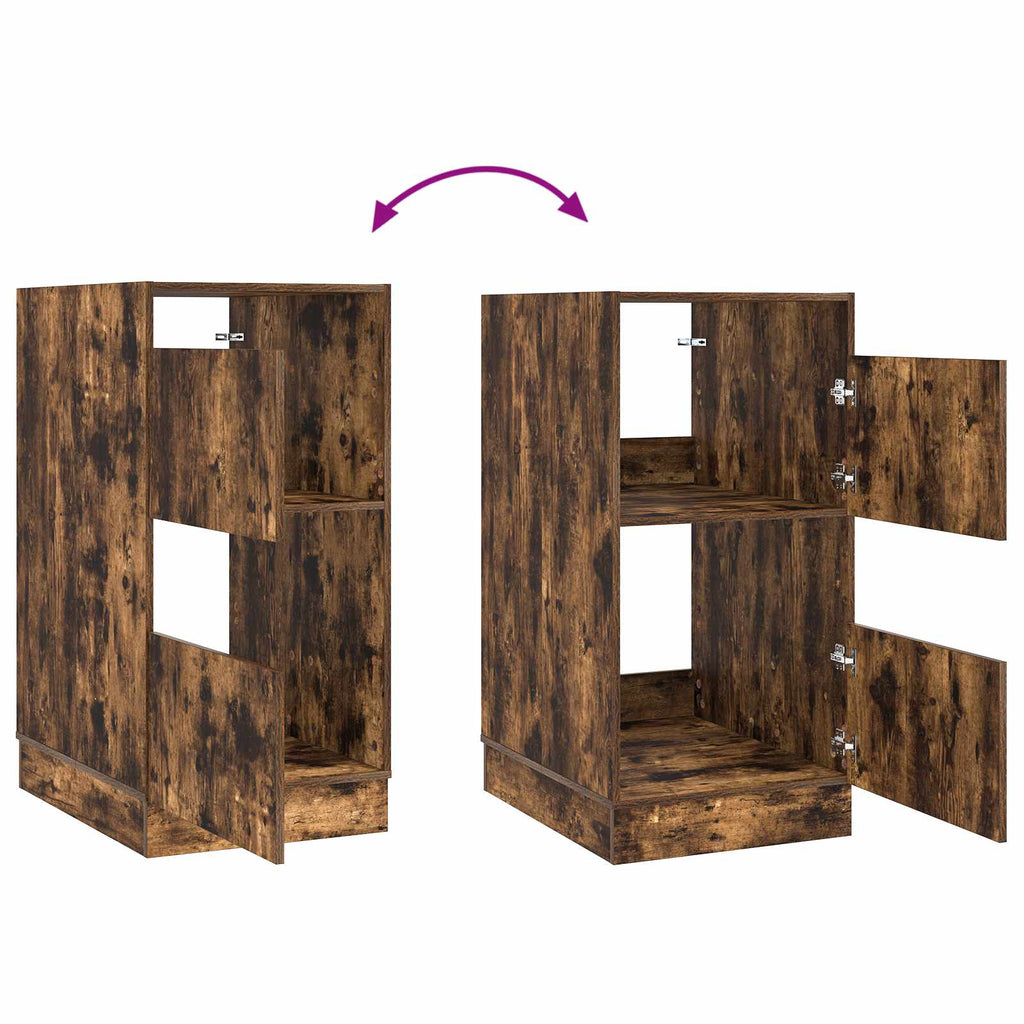 Mobile da lavanderia con porta Rovere fumé Legno multistrato