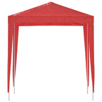 Tenda Party 200 x 200 x 240 cm Rosso PE e Acciaio