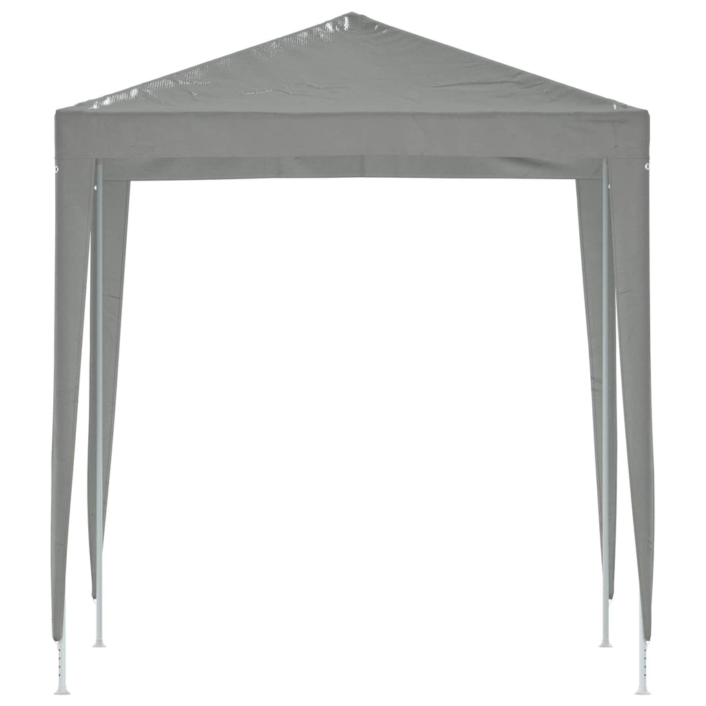 Tenda Party 200 x 200 x 240 cm Grigio Chiaro PE e Acciaio