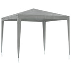 Tenda Party 250 x 250 x 240 cm Grigio Chiaro PE e Acciaio