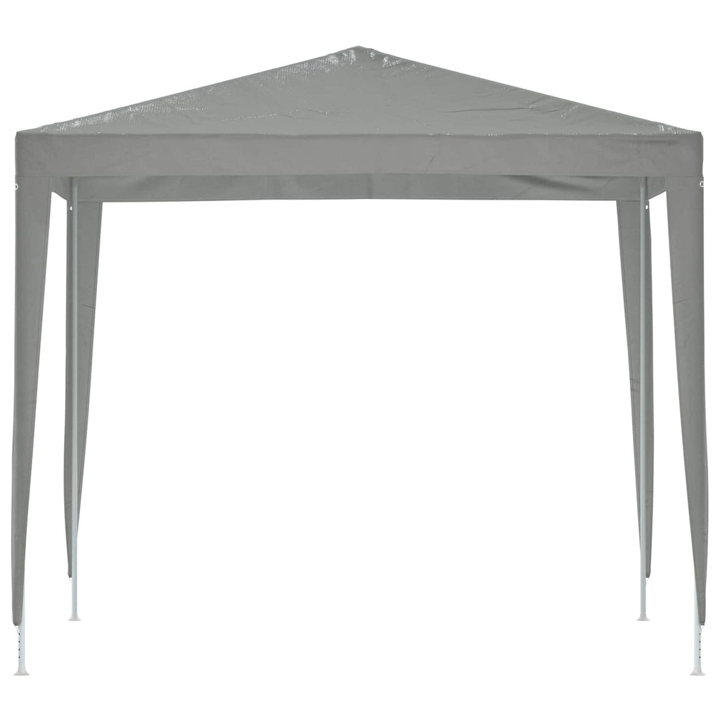 Tenda Party 250 x 250 x 240 cm Grigio Chiaro PE e Acciaio