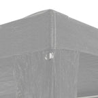Tenda Party Grigio chiaro 300 x 300 x 255 cm PE e Acciaio