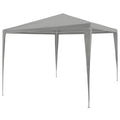 Tenda Party Grigio chiaro 300 x 300 x 255 cm PE e Acciaio