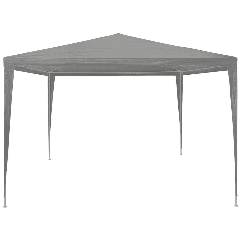 Tenda Party Grigio chiaro 300 x 300 x 255 cm PE e Acciaio