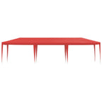 Tenda Party Rosso 900 x 300 x 255 cm PE e Acciaio