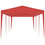 Tenda Party Rosso 900 x 300 x 255 cm PE e Acciaio