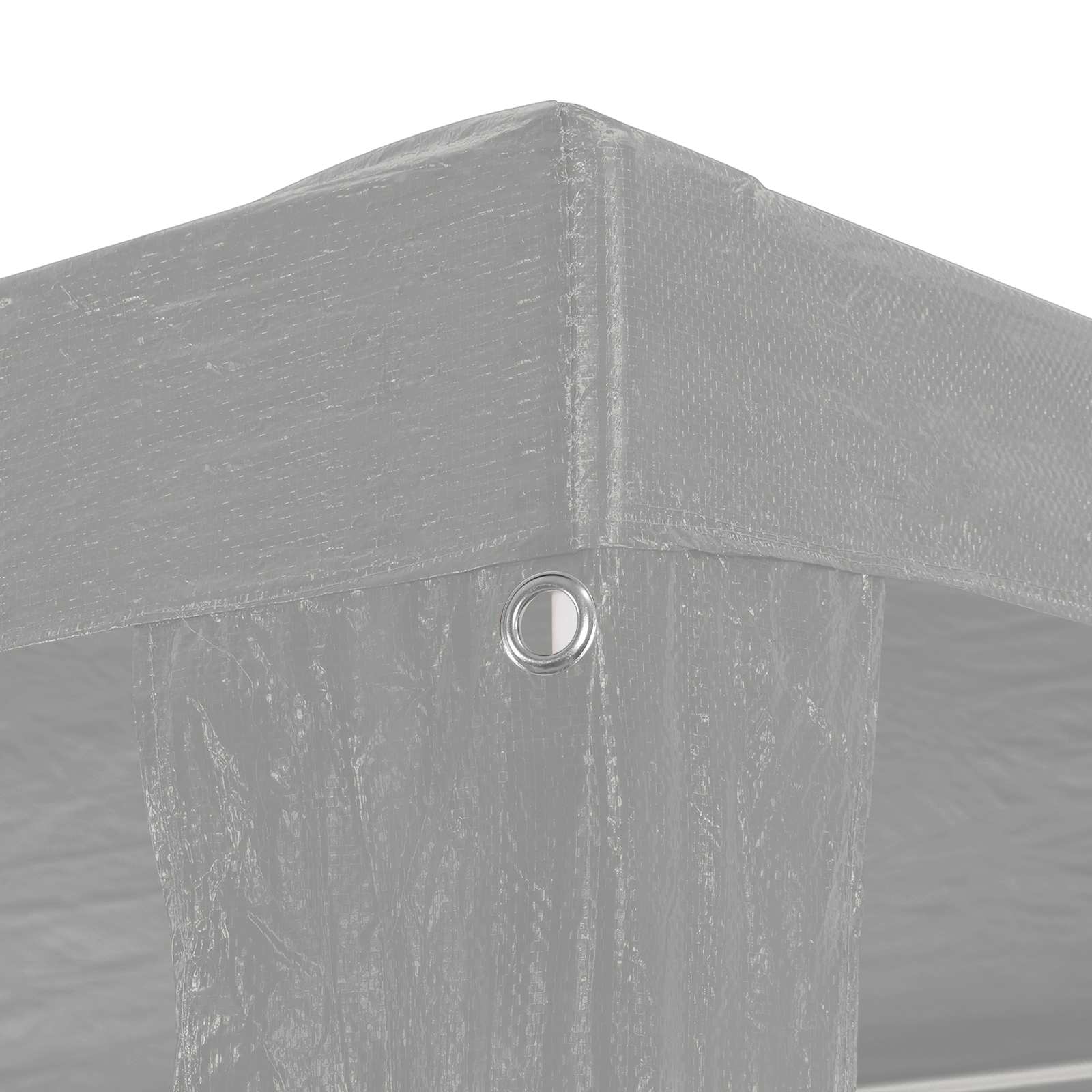 Tenda Party Grigio chiaro 900 x 300 x 255 cm PE e Acciaio