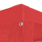 Tenda Party Rosso 1200 x 300 x 255 cm PE e Acciaio