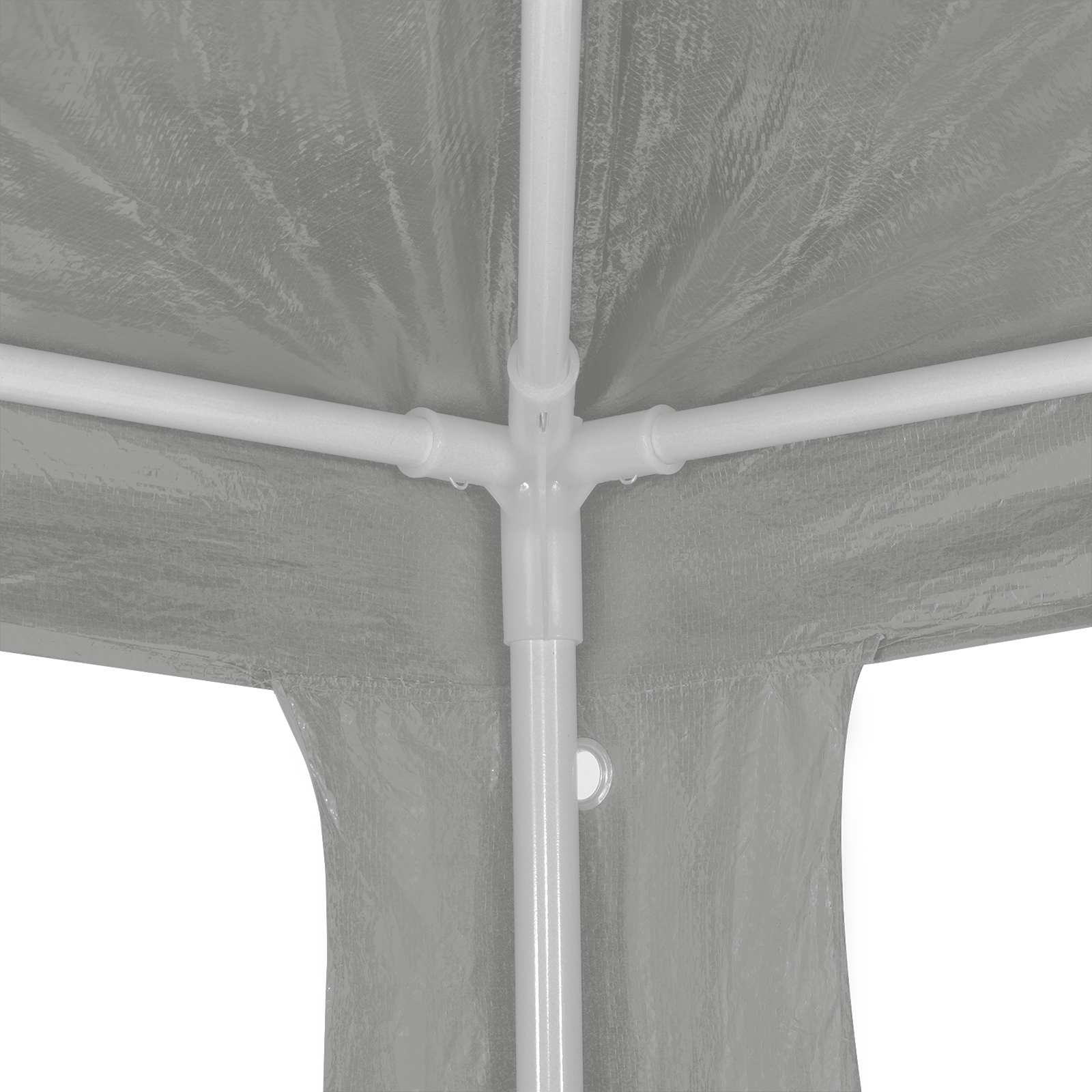 Tenda Party Grigio chiaro 1200 x 300 x 255 cm PE e Acciaio