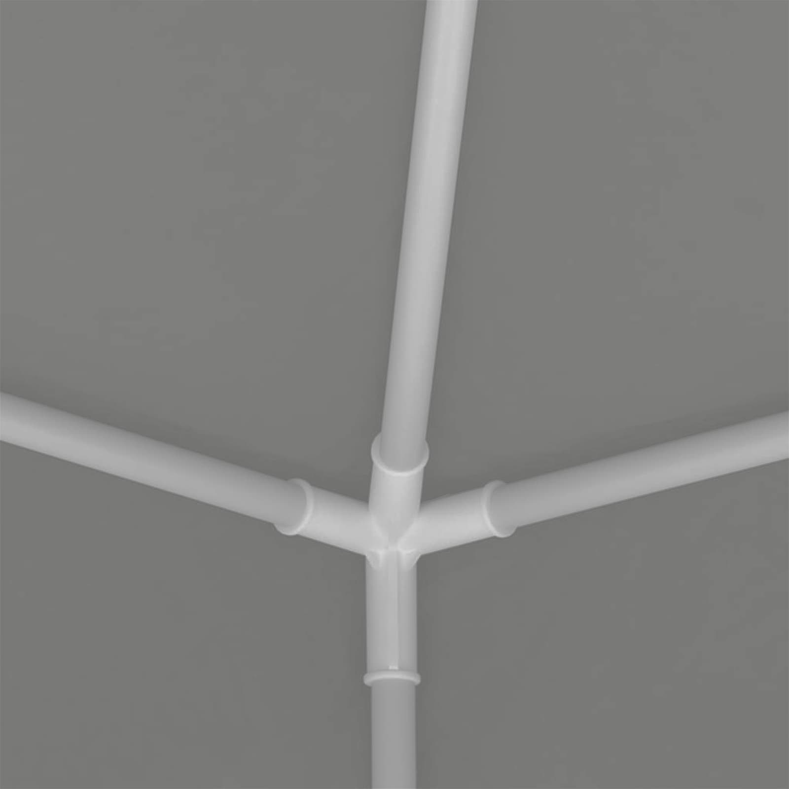 Tenda Party Grigio chiaro 200 x 200 x 240 cm PE e Acciaio