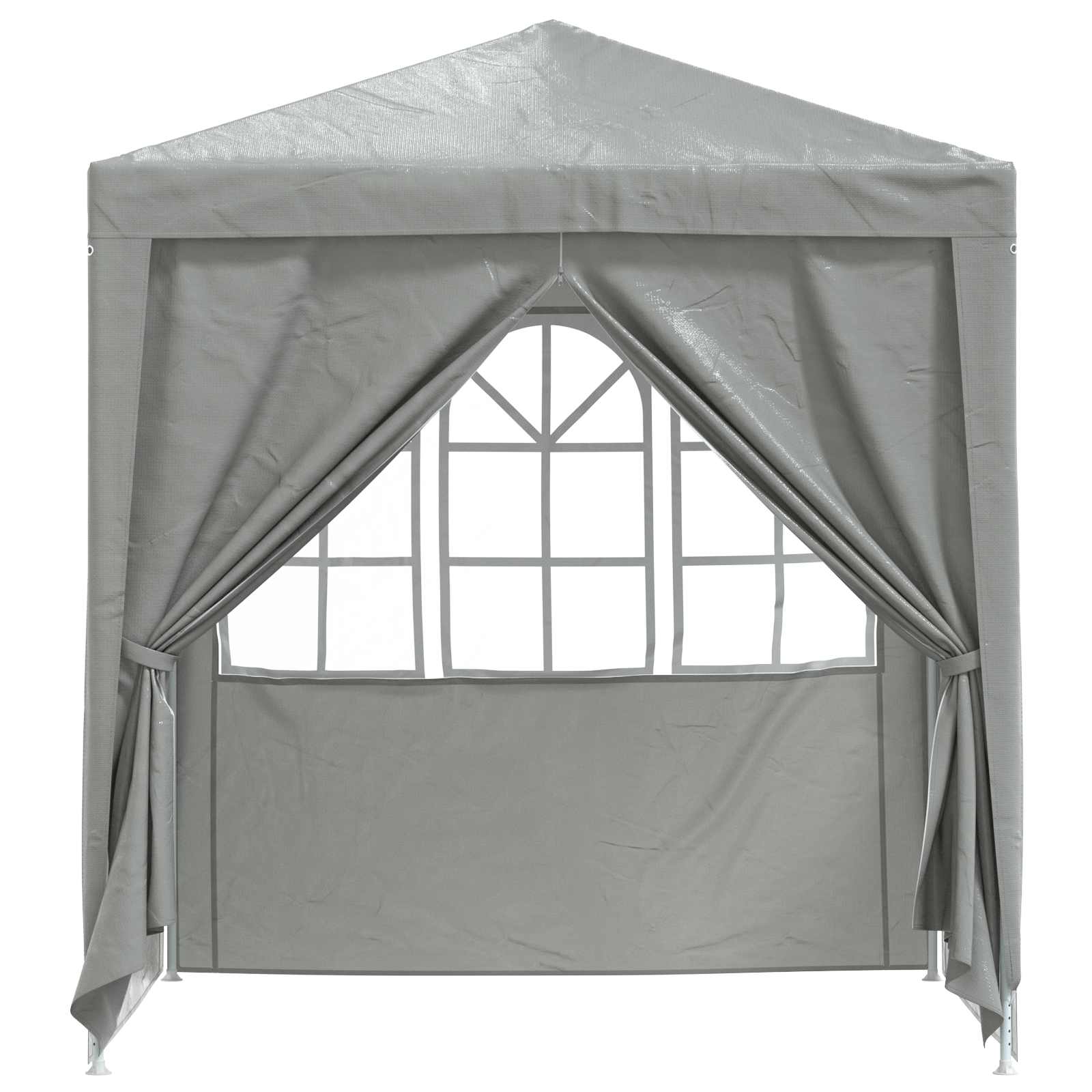 Tenda Party Grigio chiaro 200 x 200 x 240 cm PE e Acciaio