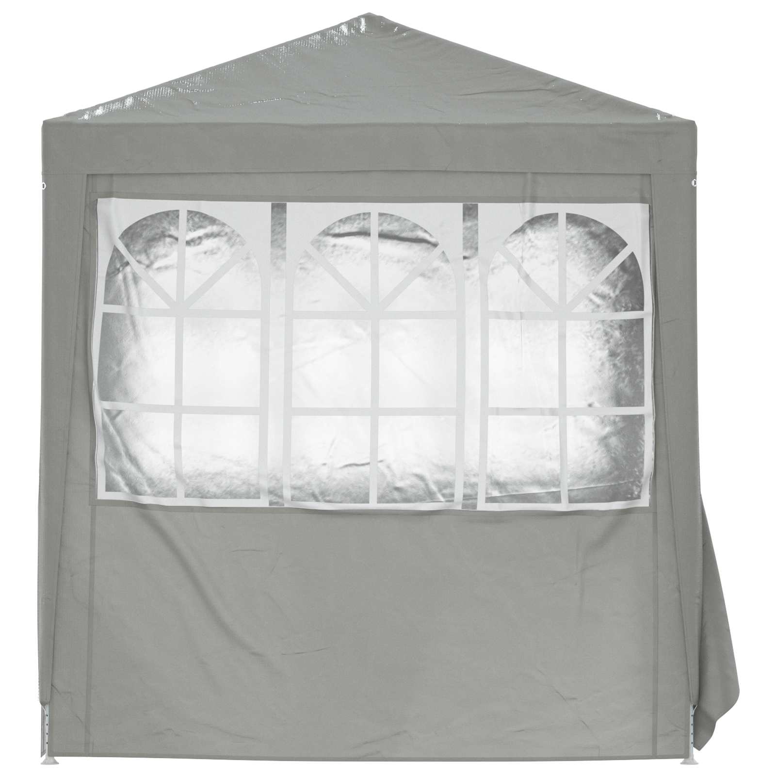 Tenda Party Grigio chiaro 200 x 200 x 240 cm PE e Acciaio