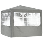 Tenda Party Grigio chiaro 250 x 250 x 240 cm PE e Acciaio
