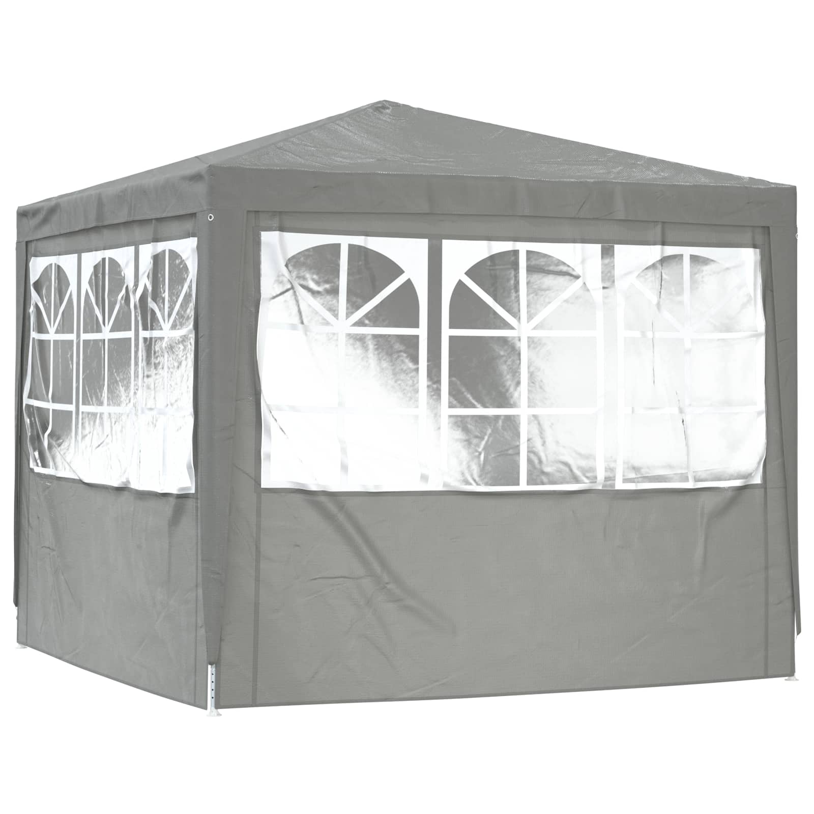 Tenda Party Grigio chiaro 250 x 250 x 240 cm PE e Acciaio