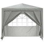 Tenda Party Grigio chiaro 250 x 250 x 240 cm PE e Acciaio