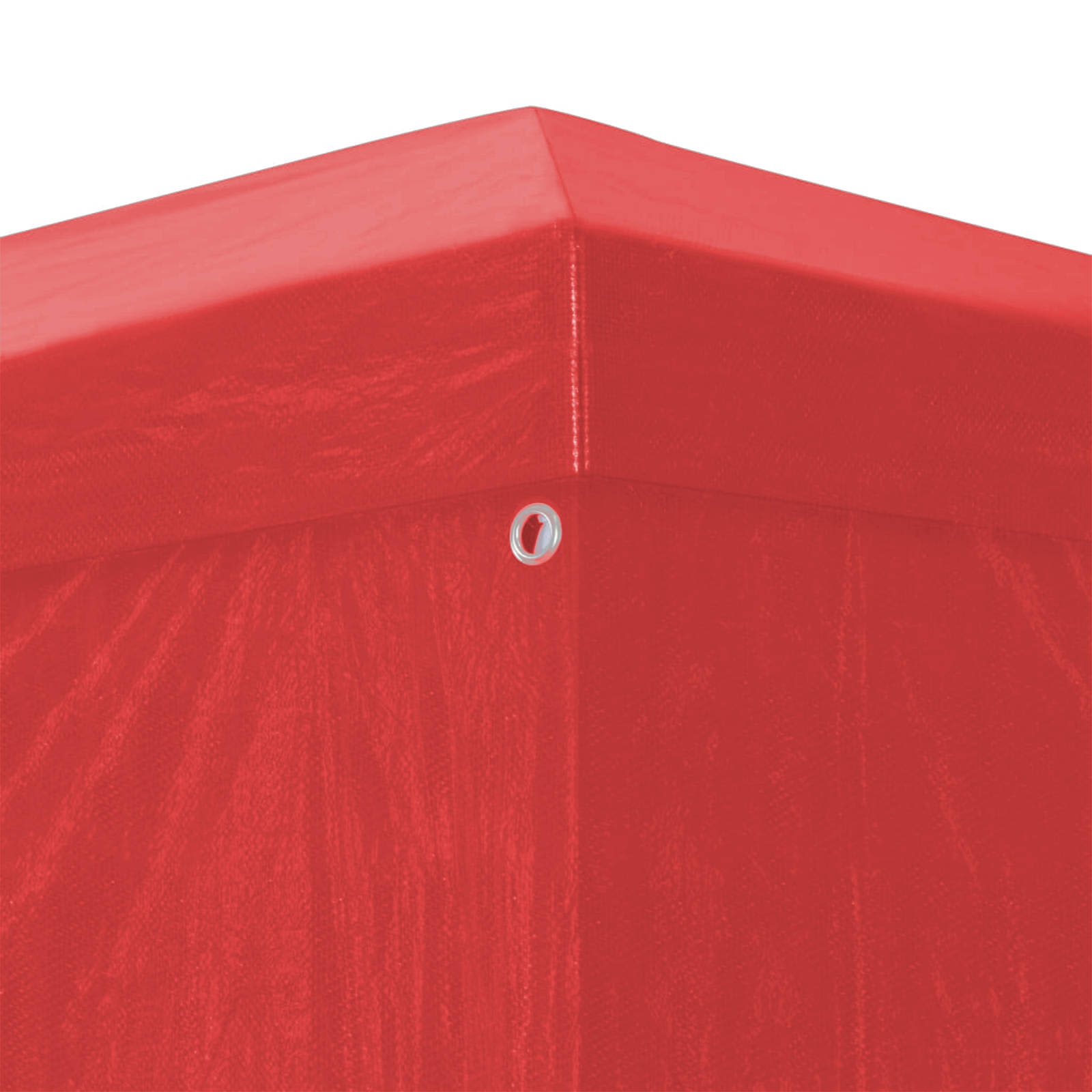 Tenda Party 300 x 300 x 255 cm Rosso PE e Acciaio