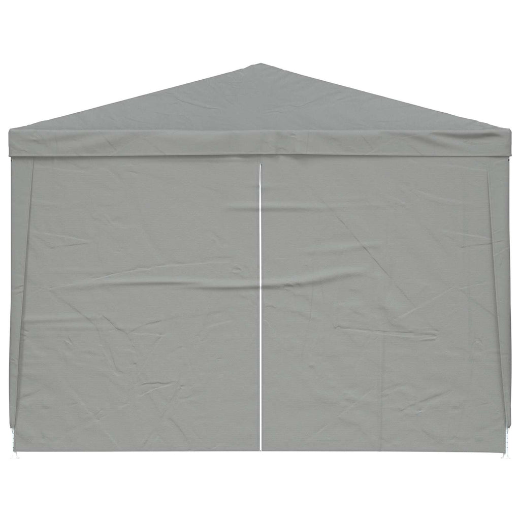 Tenda Party 300 x 300 x 255 cm Grigio Chiaro PE e Acciaio