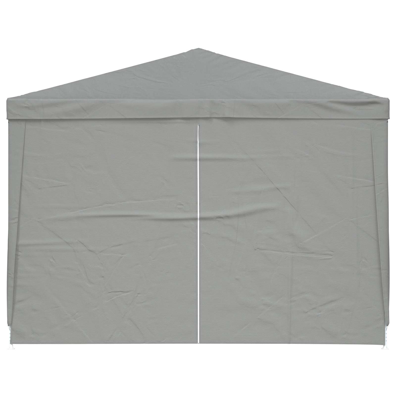 Tenda Party 300 x 300 x 255 cm Grigio Chiaro PE e Acciaio