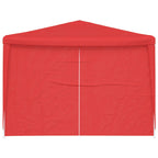 Tenda Party 900 x 300 x 255 cm Rosso PE e Acciaio