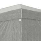 Tenda Party 900 x 300 x 255 cm Grigio Chiaro PE e Acciaio