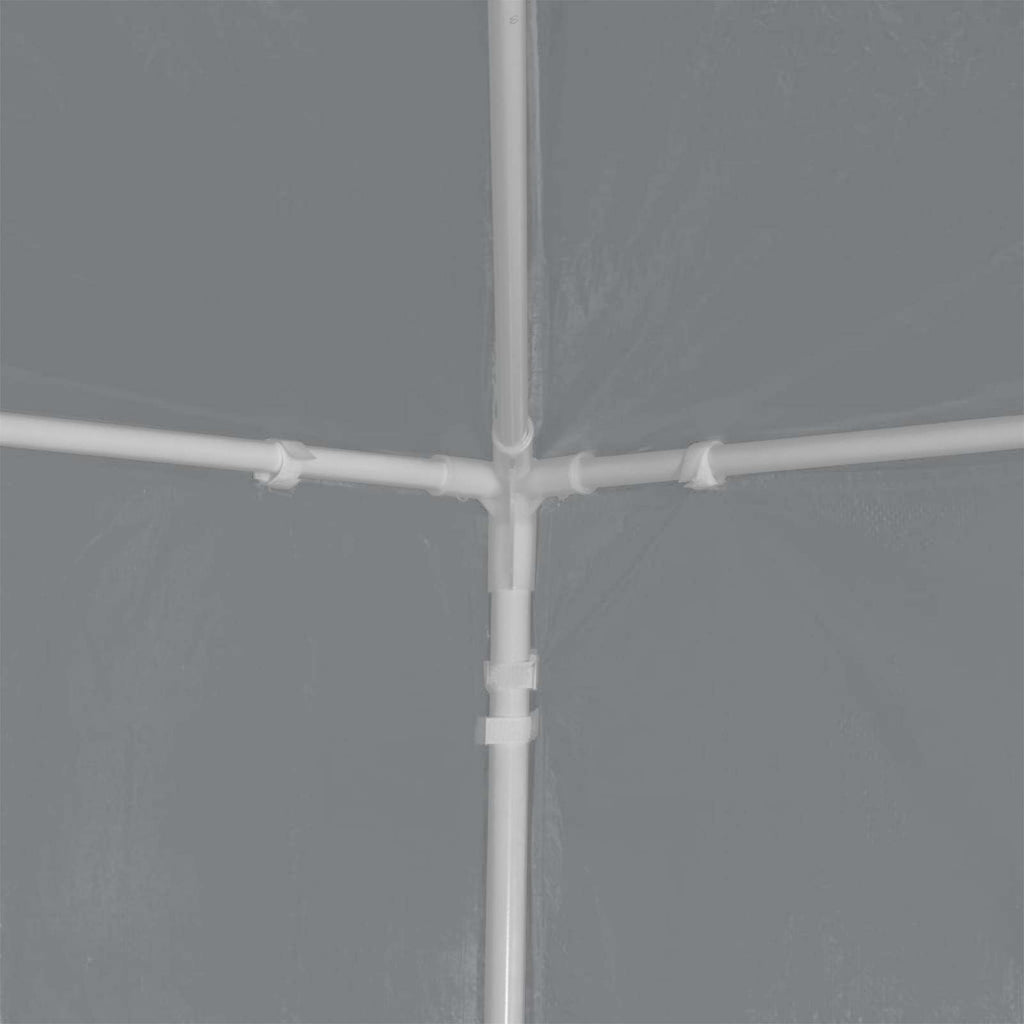 Tenda Party 900 x 300 x 255 cm Grigio Chiaro PE e Acciaio