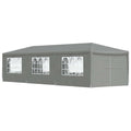Tenda Party 900 x 300 x 255 cm Grigio Chiaro PE e Acciaio