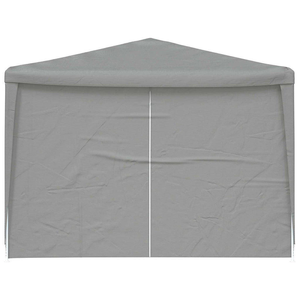 Tenda Party 900 x 300 x 255 cm Grigio Chiaro PE e Acciaio