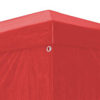 Tenda Party 1200 x 300 x 255 cm Rosso PE e Acciaio