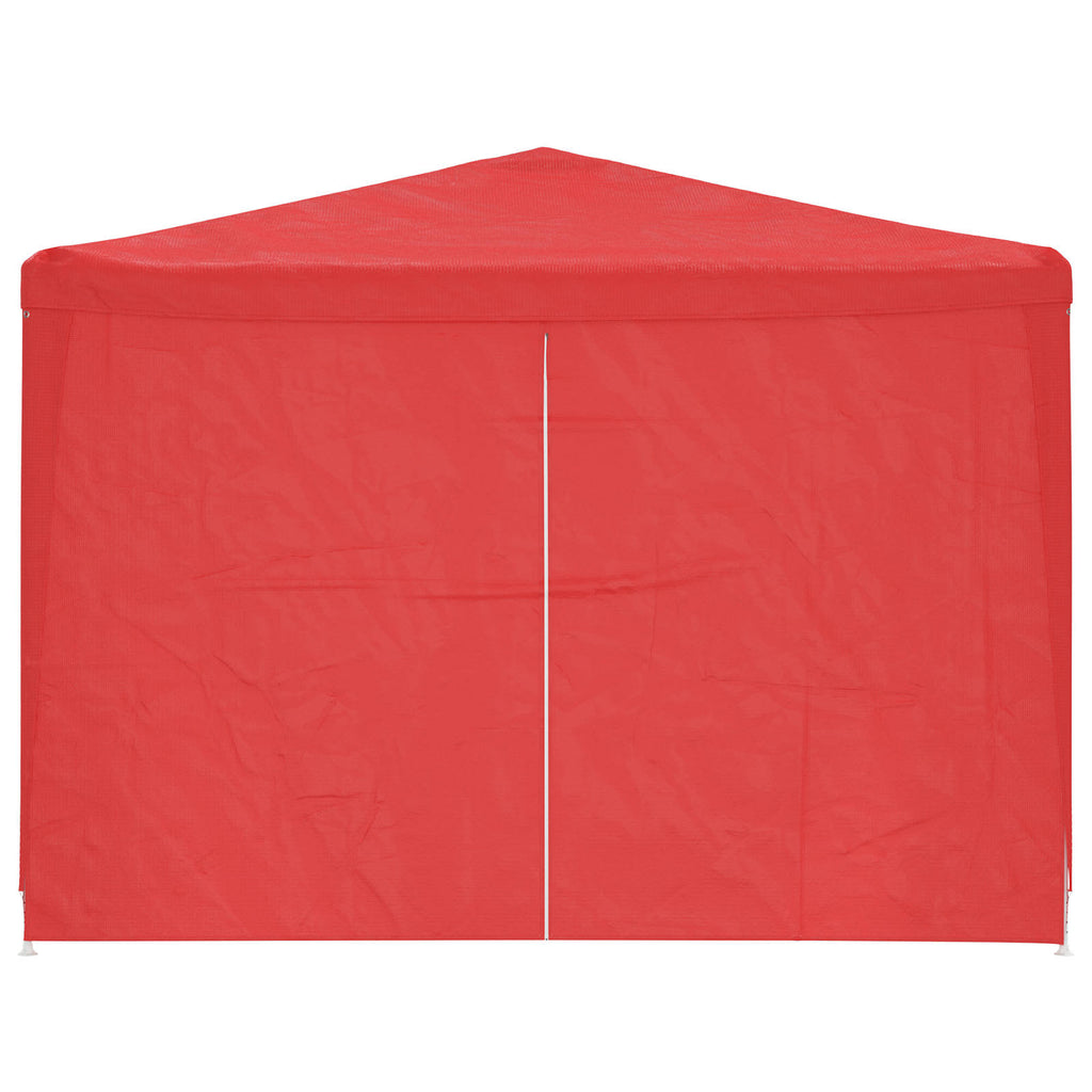 Tenda Party 1200 x 300 x 255 cm Rosso PE e Acciaio