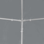 Tenda Party 1200 x 300 x 255 cm Grigio Chiaro PE e Acciaio
