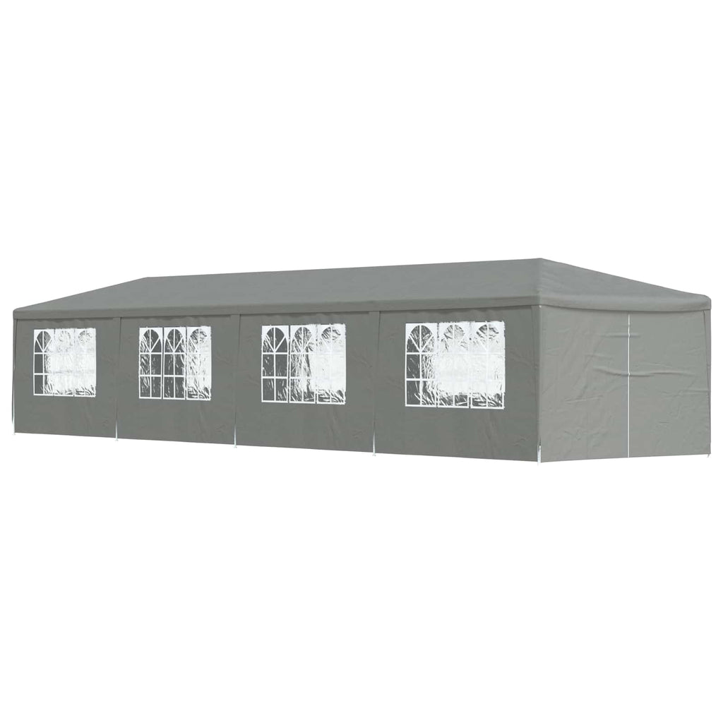 Tenda Party 1200 x 300 x 255 cm Grigio Chiaro PE e Acciaio