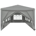 Tenda Party 1200 x 300 x 255 cm Grigio Chiaro PE e Acciaio