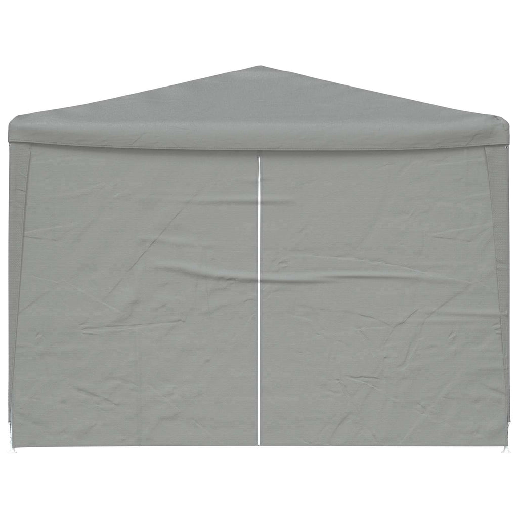 Tenda Party 1200 x 300 x 255 cm Grigio Chiaro PE e Acciaio