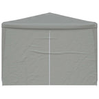 Tenda Party 1200 x 300 x 255 cm Grigio Chiaro PE e Acciaio
