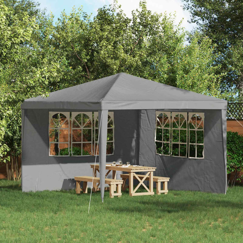 Parete per tenda da festa 2 pcs 300 x 195 cm Grigio Chiaro