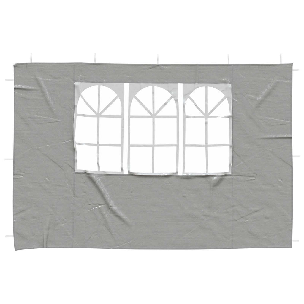 Parete per tenda da festa 2 pcs 300 x 195 cm Grigio Chiaro