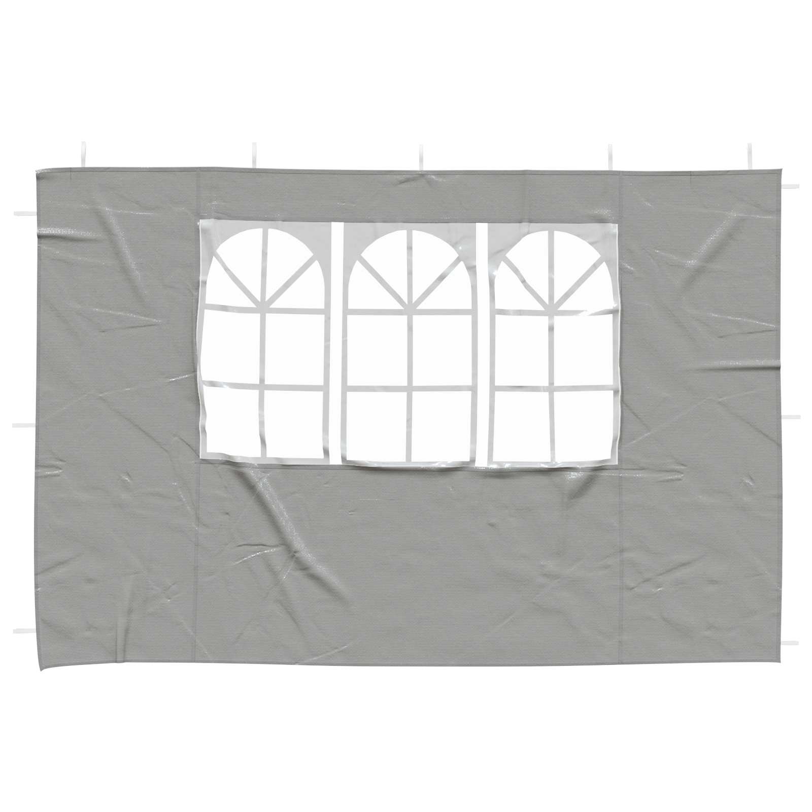 Parete per tenda da festa 2 pcs 300 x 195 cm Grigio Chiaro