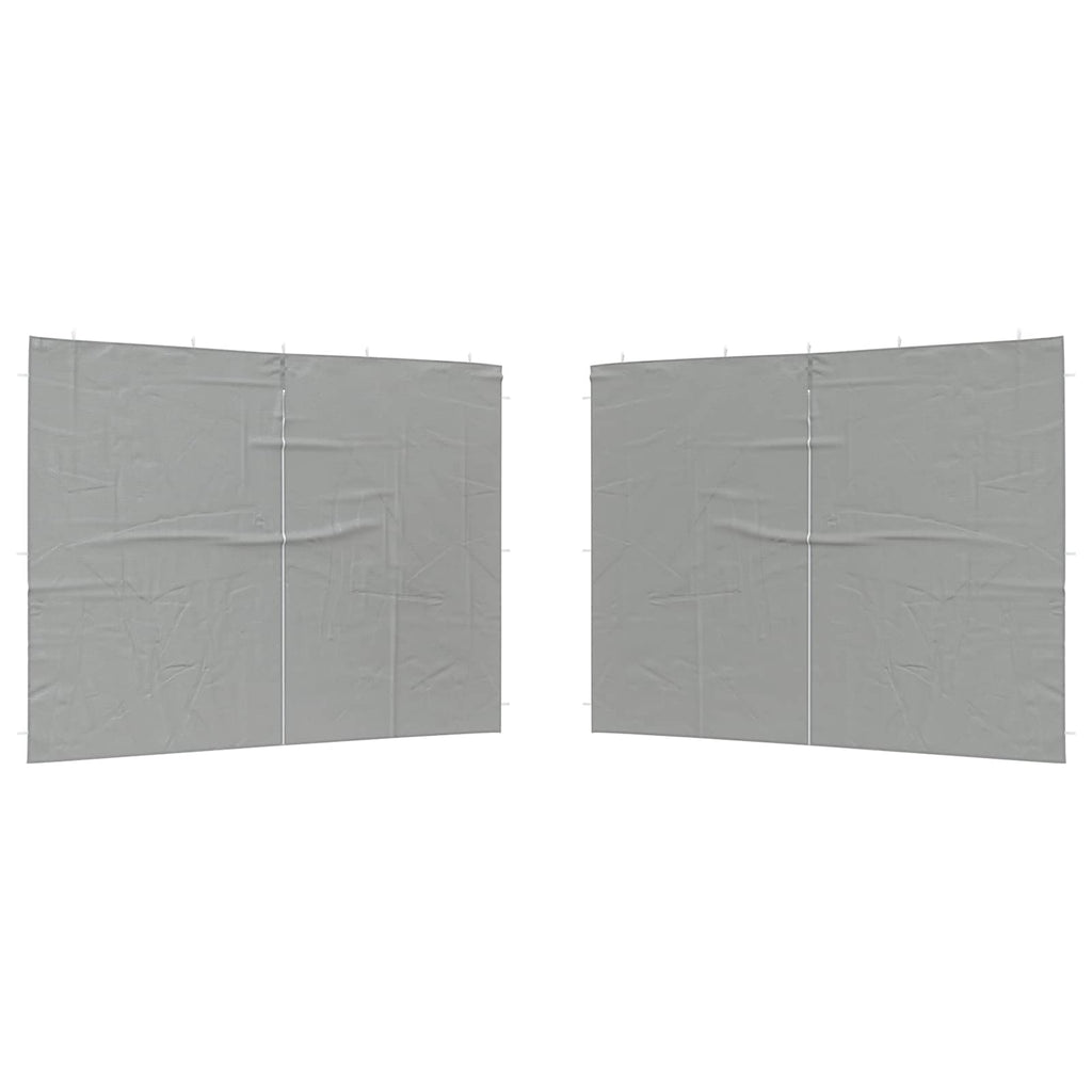 Parete per tenda da festa 2 pcs Grigio Chiaro 400 x 195 cm