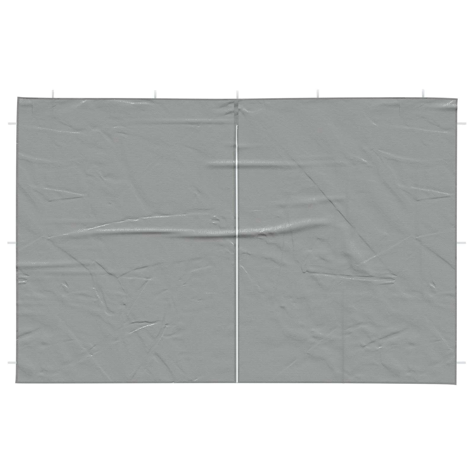 Parete per tenda da festa 2 pcs Grigio Chiaro 400 x 195 cm