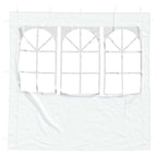 Parete per tenda da festa 2 pcs 200 x 195 cm Bianco