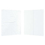 Parete per tenda da festa 2 pcs Bianco 200 x 195 cm