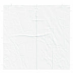 Parete per tenda da festa 2 pcs Bianco 200 x 195 cm