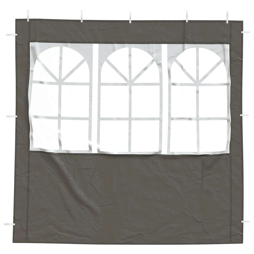 Parete per tenda da festa 2 pcs 200 x 195 cm Antracite