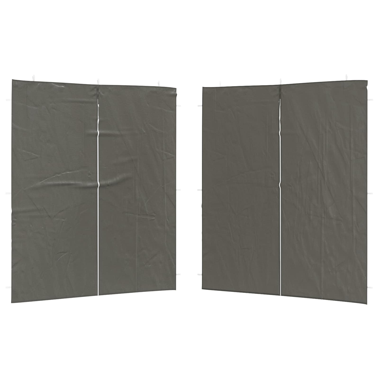 Parete per tenda da festa 2 pcs Antracite 200 x 195 cm